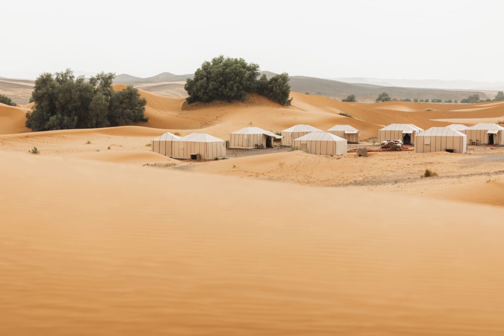 Luxury desert camps Morocco