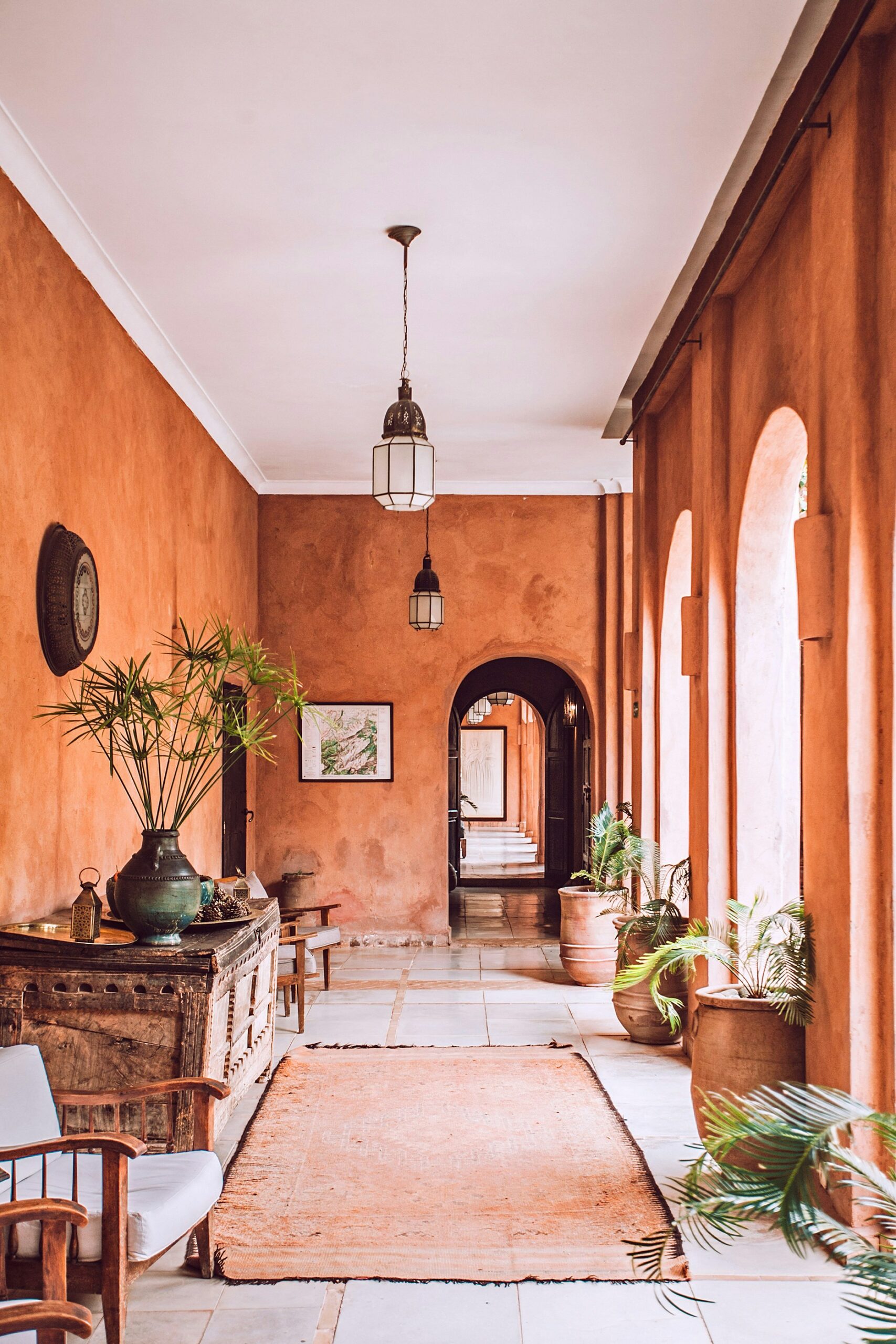 Moroccan riad architecture